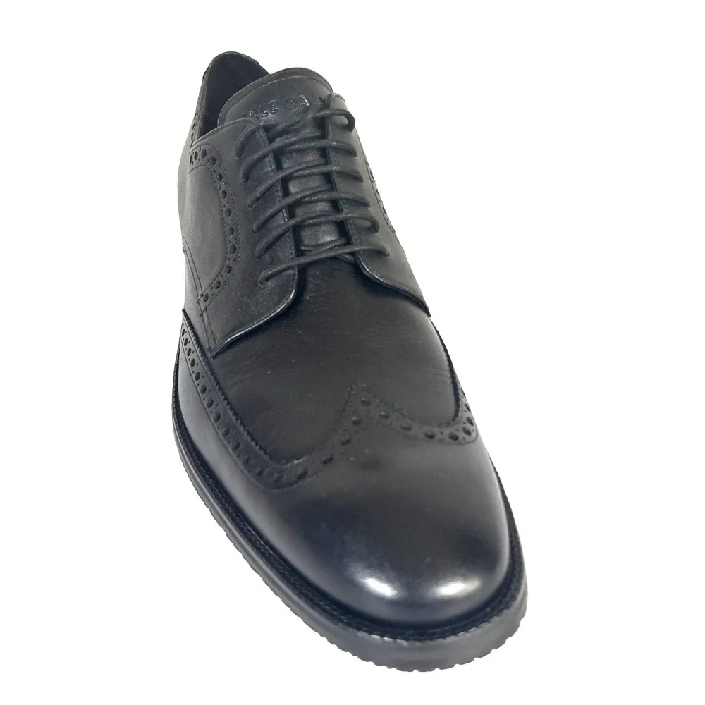 Cole‎ Haan Modern Essentails Wingtip Oxford Dress Shoe Waterproof Mens 13M Black